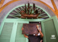 Navío de cobre, artista Jesús Morales. Foto: Otmaro Rodríguez.