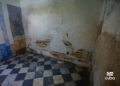 Pintura original en una sala del inmueble. Foto: Otmaro Rodríguez.
