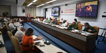 Pleno extraordinario del Comité Central del Partido Comunista de Cuba (PCC), donde fue aprobado el nuevo paquete de reformas económicas, el 17 de junio de 2026. Foto: Estudios Revolución.
