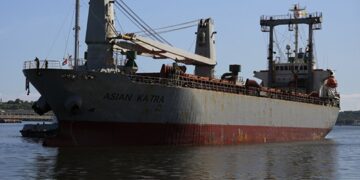 Barco con ayuda humanitaria para Cuba procedente de México y Belice. Foto: ACN.