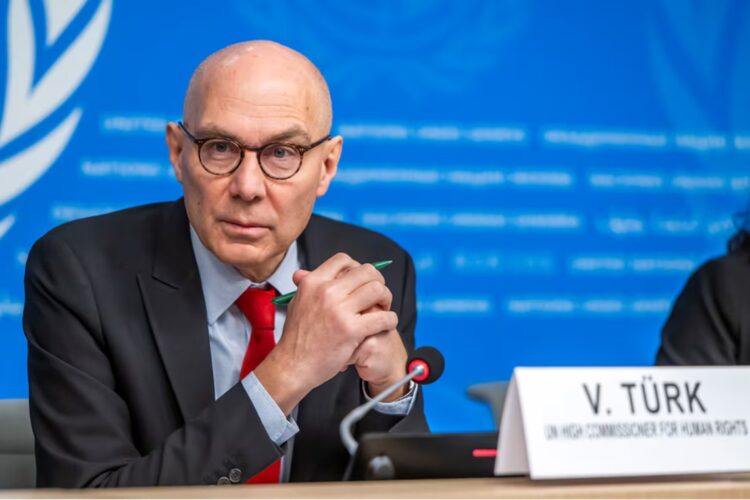 El alto comisionado de la ONU para los Derechos Humanos, Volker Türk. Foto: Martial Trezzini / EFE / Archivo.