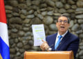 Bruno Rodríguez en una rueda de prensa este martes, en La Habana. Foto:  Ernesto Mastrascusa/EFE.