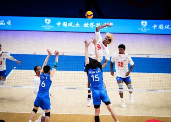 La selección masculina de Cuba sufrió ante China su cuarta derrota consecutiva en la Liga de Naciones. Foto: Volleyball World.