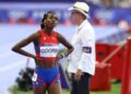 La corredora cubana Daily Cooper. Foto: Tomada del perfil de Facebook de la atleta.