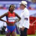 La corredora cubana Daily Cooper. Foto: Tomada del perfil de Facebook de la atleta.