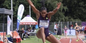 La triplista cubana Davisleydi Velzaco, residente en Puerto Rico. Foto: Tomada del perfil de Facebook de la atleta.