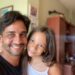 El actor Enrique Bueno junto a su hija Lía. Foto: Cortesía del entrevistado.