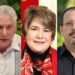 Díaz-Canel, su esposa Lis Cuesta y Alejandro Castro Espín, hijo de Raúl Castro.