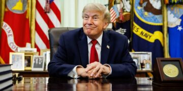 Donald Trump este 29 de junio. Foto: SAMUEL CORUM/EFE/EPA.