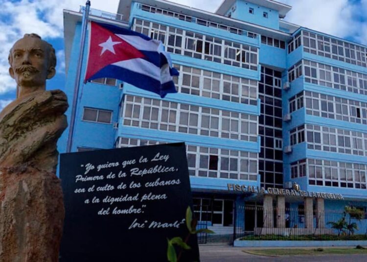 Fachada de la Fiscalía General de la República de Cuba. Foto: Tomada de la web de la Fiscalía.