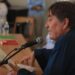 Presentación de su libro "Antología poética" en Nodo Habana, en la UNEAC. Foto: Tomada del perfil en Facebook de la UNEAC.
