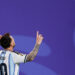 Lionel Messi celebra uno de sus tres goles frente a Argelia en el debut de Argentina en la Copa Mundial de Fútbol 2026. Foto: Juan Ignacio Roncoroni / EFE.