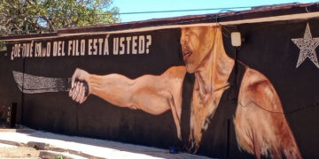 Mural en La Habana del artista urbano chileno Sebastián E., conocido como "Rata Virus". Foto: Tomada de las redes sociales.