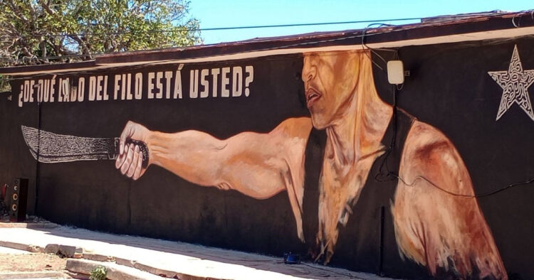 Mural en La Habana del artista urbano chileno Sebastián E., conocido como "Rata Virus". Foto: Tomada de las redes sociales.