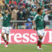 Raúl Jiménez (i) de México celebra un gol junto a Jesús Gallardo este jueves, en un partido del Mundial de la FIFA 2026 entre México y Sudáfrica en el estadio Ciudad de México (México). Foto: Sashenka Gutiérrez/EFE