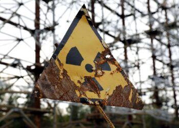 Señal de radiactividad en Chernóbil. Foto: Canva.