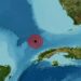 Epicentro del sismo de magnitud 6,2 que sacudió el occidente de Cuba, el 8 de junio de 2026. Imagen: Tomada de las redes sociales.