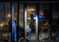 Trabajos de reparación en la central termoeléctrica Antonio Guiteras, de Matanzas. Foto: Tomada del perfil de Facebook de José Miguel Solís.