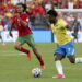El brasileño Vinicius Jr.  en el partido contra Marruecos, correspondiente a la Copa del Mundo 2026. Foto: Ángel Colmenares/EFE