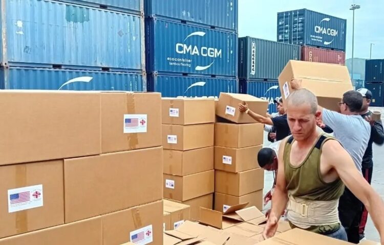 Cáritas ha distribuido buena parte de los donativos enviados tras el paso del huracán Melissa. Foto: facebook.com/caritascuba