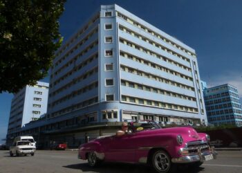 Banco Exterior de Cuba, ubicado  en La Rampa habanera Foto:  AMD
