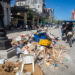 Acumulación de basura en la calle Monte, en La Habana, a cinco años del 11J. Foto: Otmaro Rodríguez.