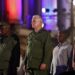 El presidente cubano, Miguel Díaz-Canel (c) y otros dirigentes cubanos, durante un acto en La Habana. Foto: Ernesto Mastrascusa / EFE / Archivo.