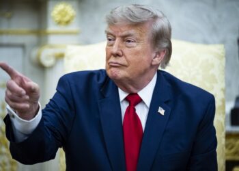 Trump en la Casa Blanca, el pasado 14 de julio. Foto: GRAEME SLOAN /EFE/EPA/ POOL