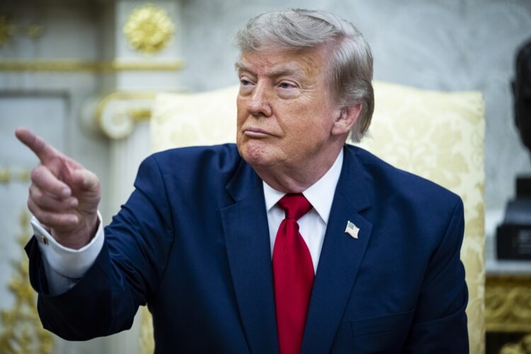 Trump en la Casa Blanca, el pasado 14 de julio. Foto: GRAEME SLOAN /EFE/EPA/ POOL