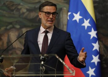 El canciller de Venezuela, Félix Plasencia, en una fotografía de archivo. Foto: Yuri Kochetkov / EFE / EPA / POOL / Archivo.
