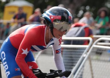 Marlies Mejías gana oro en la contrarreloj individual de los JCC 2026. Foto: Jit.