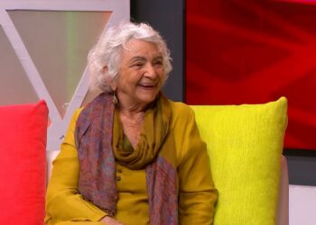 La actriz Paula Alí en el programa Mediodía en TV, en enero de 2026. Foto: Captura de YouTube.