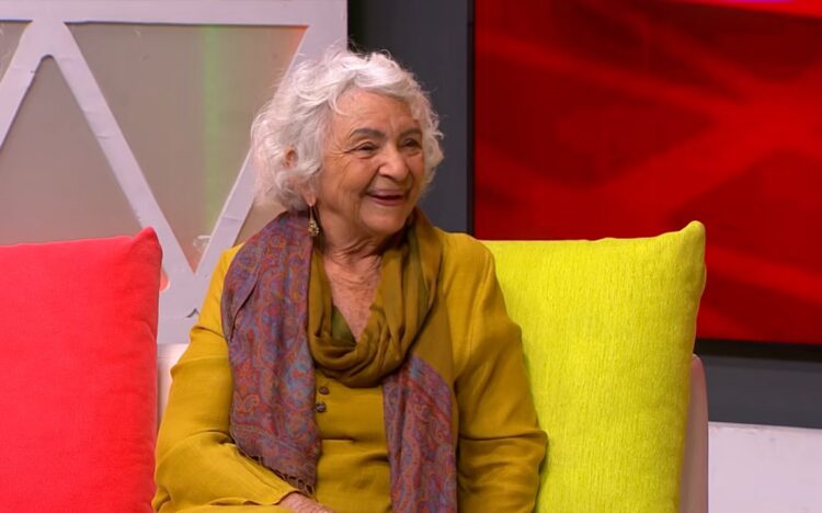 La actriz Paula Alí en el programa Mediodía en TV, en enero de 2026. Foto: Captura de YouTube.