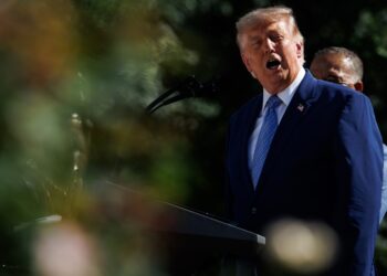 El presidente Donald Trump en Washington. Foto: Samuel Corum / EFE / EPA / POOL.
