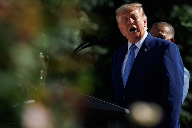 El presidente Donald Trump en Washington. Foto: Samuel Corum / EFE / EPA / POOL.