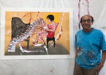 El artista Luis Miguel Valdés, foto tomada de su perfil en Facebook.