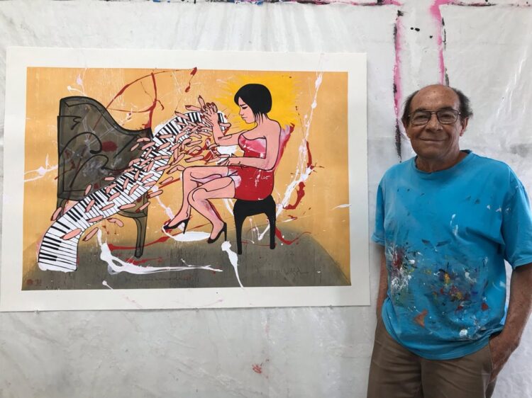 El artista Luis Miguel Valdés, foto tomada de su perfil en Facebook.