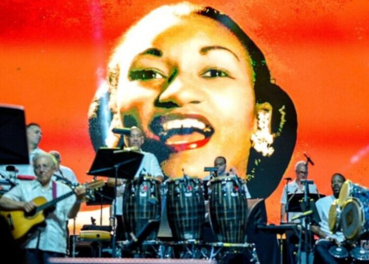 Homenaje a Celia Cruz en Nueva York. Foto: Kaloian.