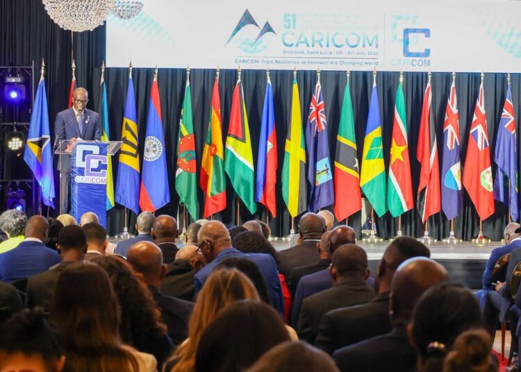 Cumbre de la Comunidad del Caribe (Caricom), celebrada en Santa Lucía, del 5 al 8 de julio de 2026. Foto: Tomada del perfil de Facebook de la organización caribeña.