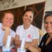 Emprendedoras de Cuidarte con Amor. Celia del Carmen Hernández (al centro en la foto), fundadora de esta SRL en Holguín, defiende los derechos y la integridad de sus trabajadoras frente a actitudes machistas y resistencias del entorno. Foto: Tomada de su Facebook.