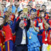 España celebra la conquista del título de la Copa Mundial de Fútbol 2026, tras derrotar a Argentina en la prórroga 1-0. Foto: Lavandeira Jr. / EFE.
