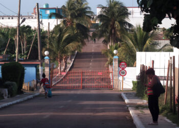 Cárcel de Guanajay, en La Habana. Foto: Ernesto Mastrascusa/EFE.