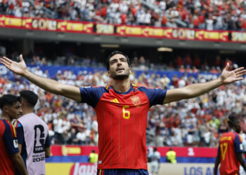 Mikel Merino, el talismán de España. Foto: Lavandeira Jr/EFE