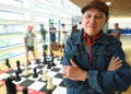El Gran Maestro Internacional cubano Silvino García , participa con una conferencia en el XXXIX Magistral de Ajedrez Ciudad de León. Foto: EFE/J. Casares