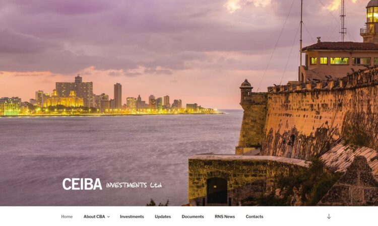 Captura de la web de CEIBA Investments.