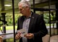 El presidente cubano Miguel Díaz-Canel en entrevista con el diario brasileño Folha de S.Paulo. Foto: Folha de S.Paulo.
