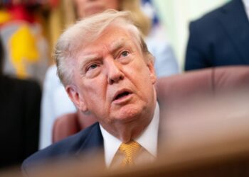 Donald Trump en el Despacho Oval, este 3 de agosto. Foto: Allison Robbert/EFE/EPA/ POOL.