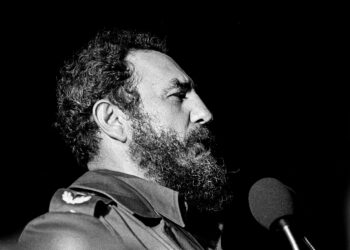 Fidel Castro, 1978. Foto: Marcelo Montecino.