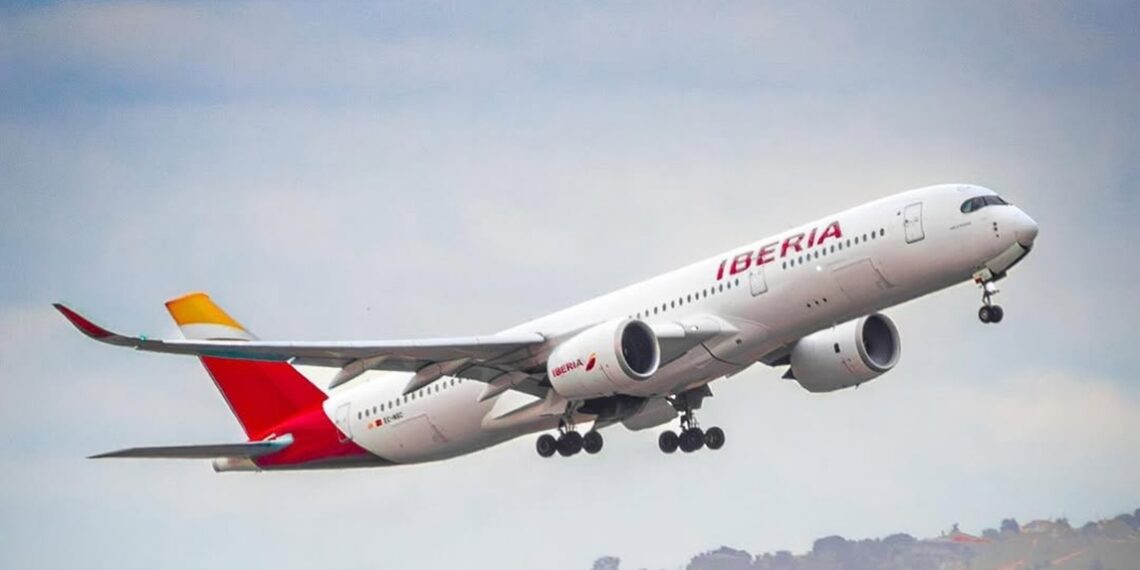 Aeronave de Iberia. Foto: Facebook/Iberia.