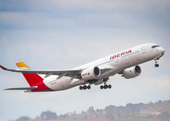 Aeronave de Iberia. Foto: Facebook/Iberia.